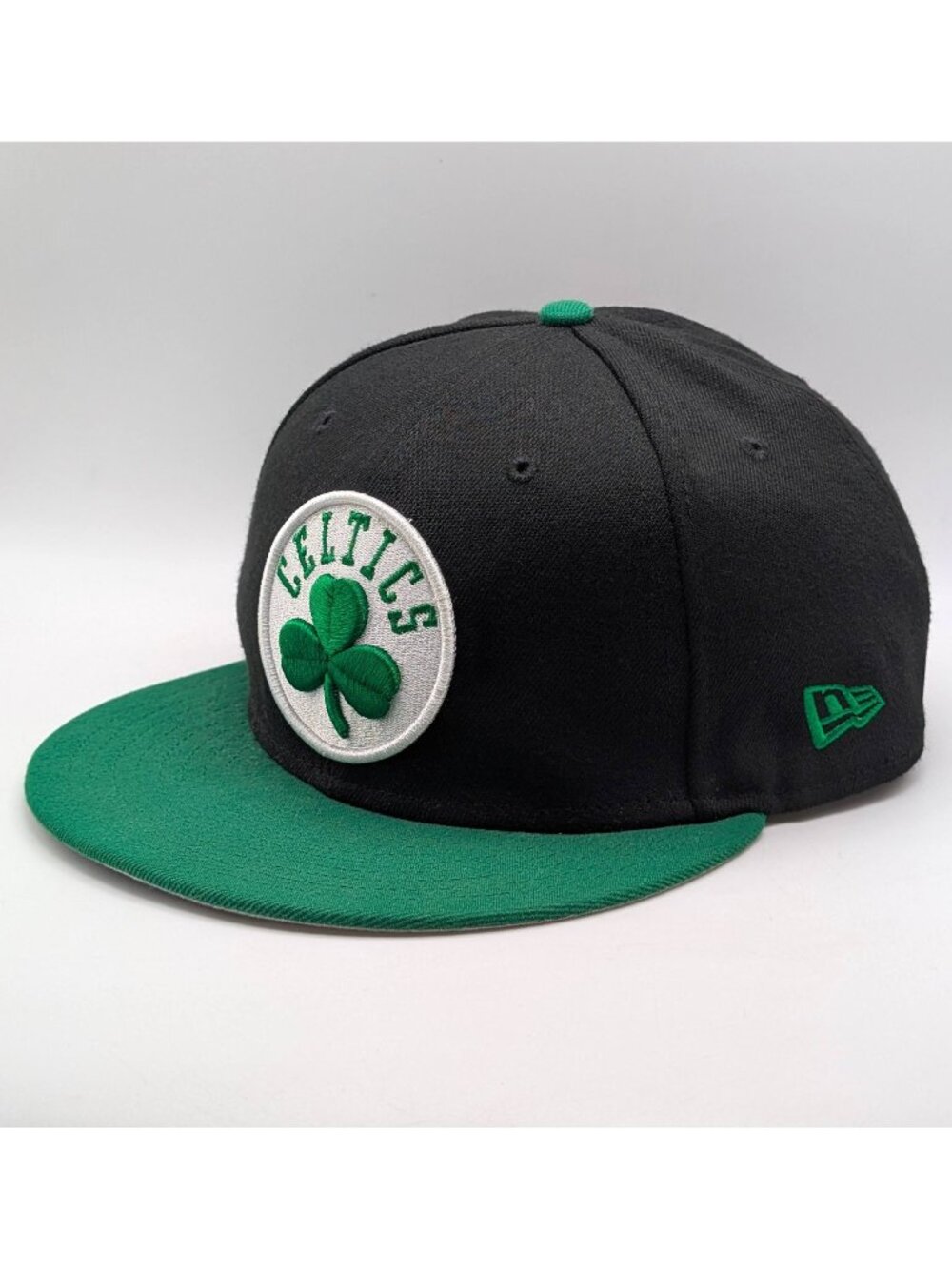 New Era 9FIFTY Boston Celtics Shamrock NBA Green Black Snapback Cap Hat OSFM